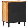 Bedside Cabinet in Brown 50 x 33 x 60 cm Solid Acacia Wood