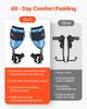 VEVOR Tree Climbing Spikes, Height-Adjustable Tree Climbing Gear with Straps & Padding Cushion, 159 Kg Load Capacity