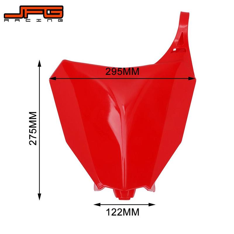 Motorcycle Front Number Plate For Honda CRF250R CRF450R CRF 250R 450R    CRF250RX CRF450RX CRF 250RX 450RX