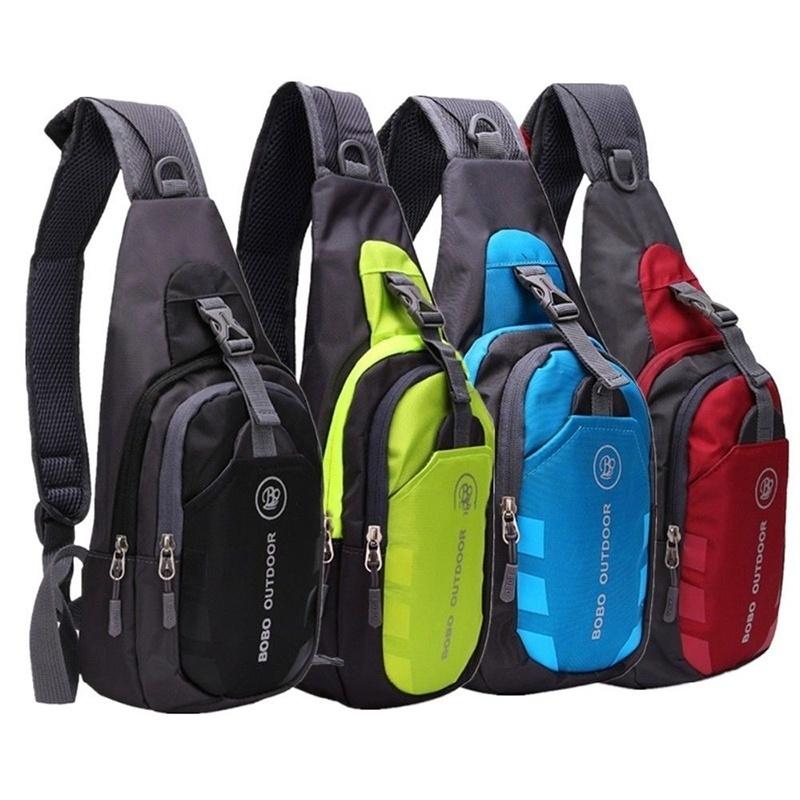 Waterproof Men Wemen Nylon Shoulder Bag Outdoor Camping Travel Bike Sport
