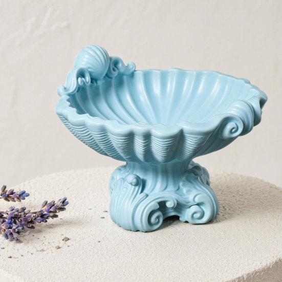 Jewelry Storage Tray Creative Seashell Shapes Plastic Trays Jewelry Earrings Ring Display Plates
