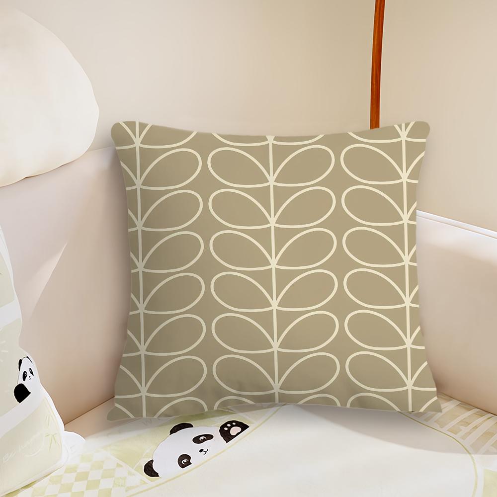 Art OOrla Kiely Flower cushion cover Pillow Case Plush Fabric Soft Double Sided Print Sofa Cushion Cover Throw Pillow Covers