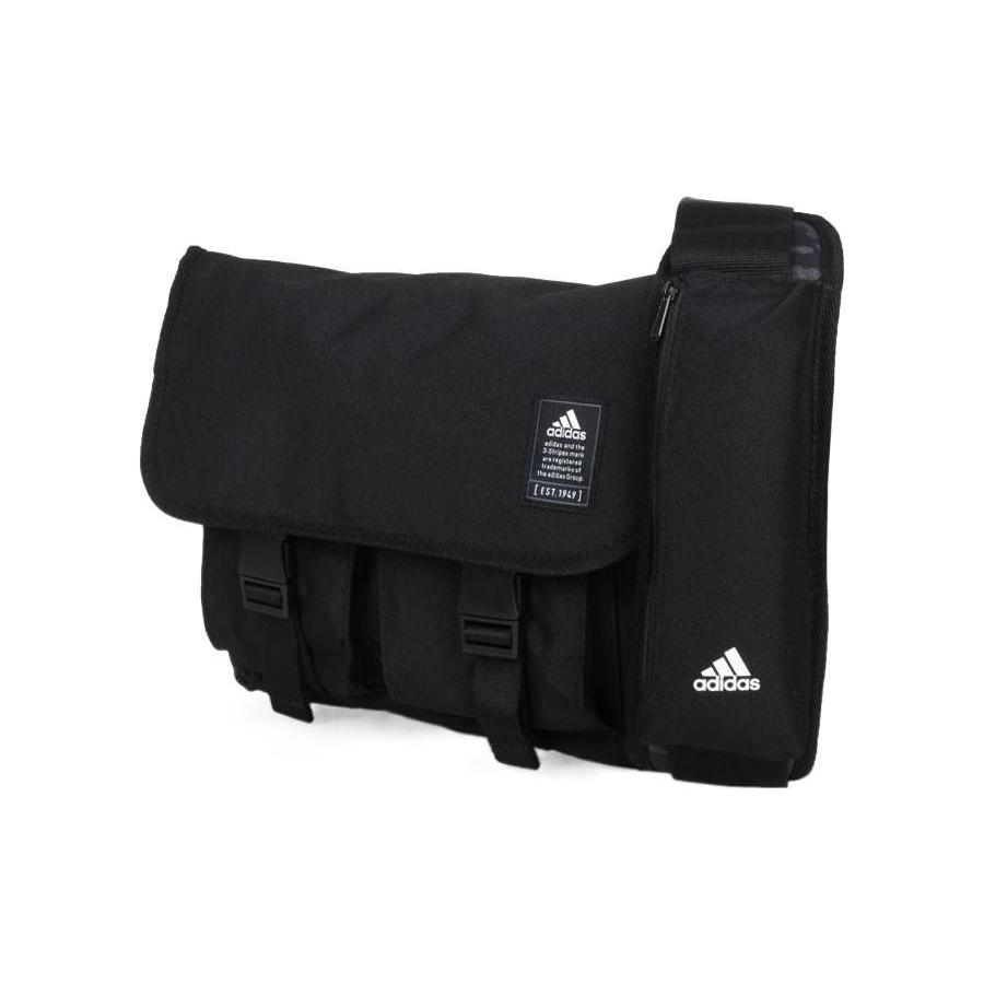 New Adidas Recycled Polyester Messenger Bag, Crossbody Bag Regular Unisex Black H31346