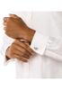 Emporio Armani Silver Stainless Steel One Stainless No Jewels Men's Cufflinks, EGS3129040, Size, Steel,