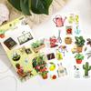 4/24sheets Creative Life Small Items Die Cutting PET Stickers DIY Diary Scrapbooking Materials Cute Stationery Stickers