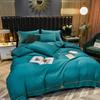 PLOVER Washed Silk-Feel 4-Piece Bedding Set