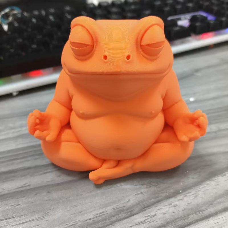 Pummelige Meditierende Frosch Zen Frosch Figuren Wasserschwein Statue Spirituelle Tierskulptur Heim- Bürodeko Ein Perfektes Geschenk