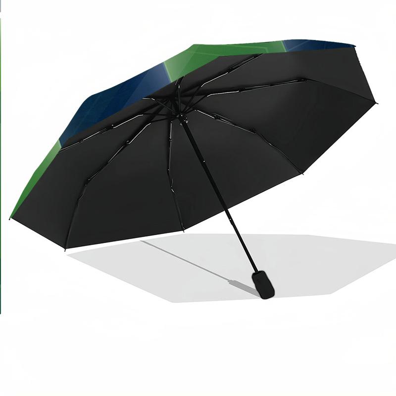 Seattle Seahawks Print Auto 8?Ribs Folding Umbrella Wind Resistant Lightweight Automatic Umbrella For Daily Travel