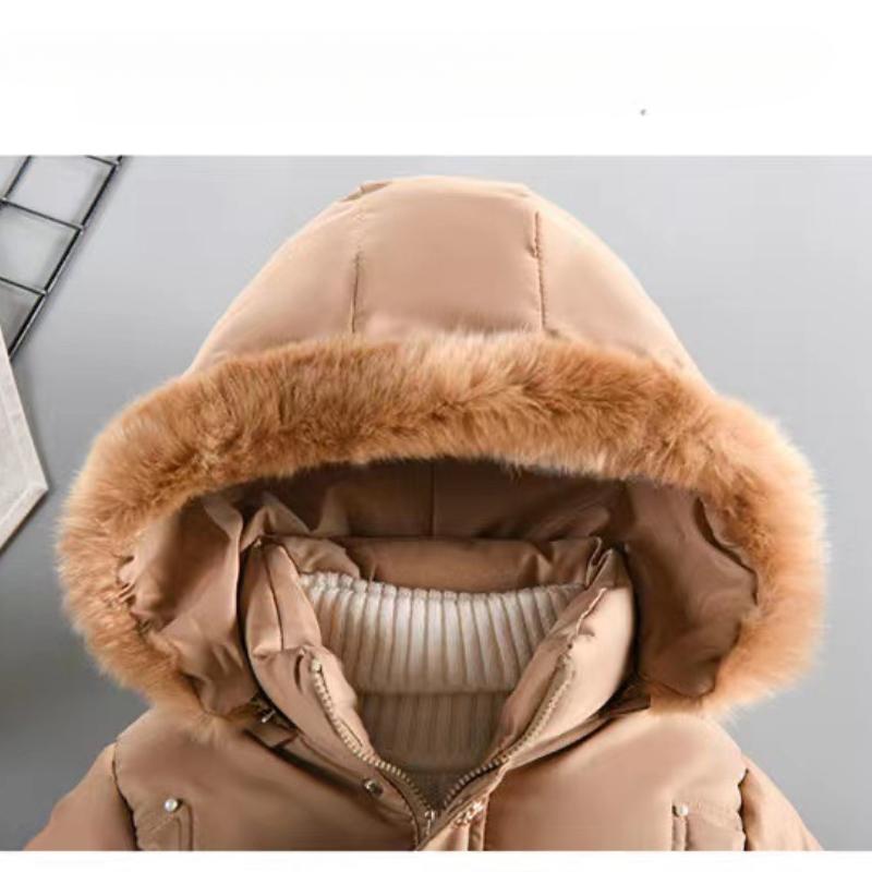 Autumn Winter Girls Jacket Keep Warm Hooded Windproof Outerwear Birthday Christmas Girls Coat 4 5 6 7 8 9 10 Years Kids Clothes