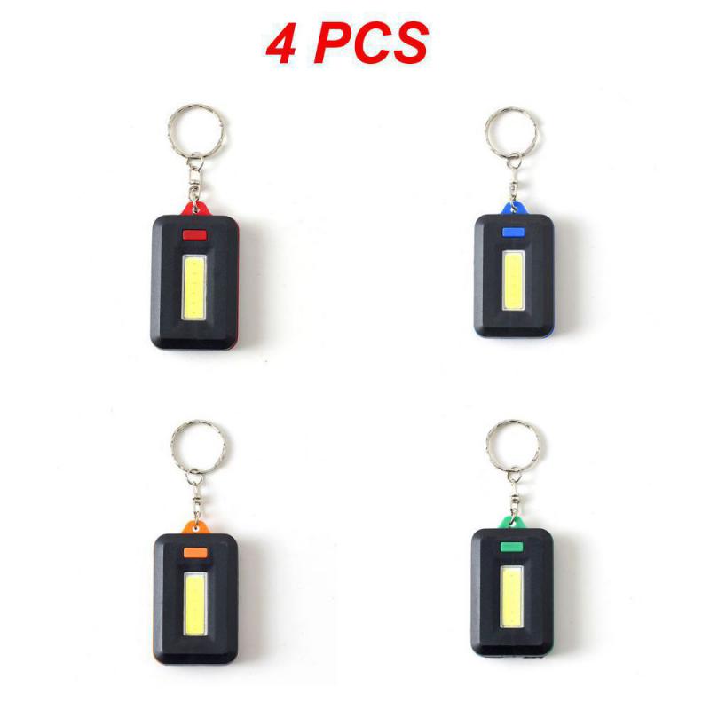 Key Chain Portable Led Keychain Camping Supplies Key Flashlight For Camping Hiking Fishing Mini Mini Lamp Outdoor Tools