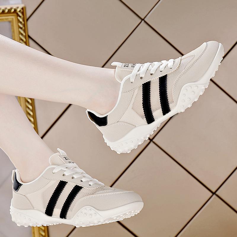 2025 New Female Shoes All Match Mesh Casual Shoes Soft Bottom Shoes Spring and Autumn Breathable Sneaker Female Shoes