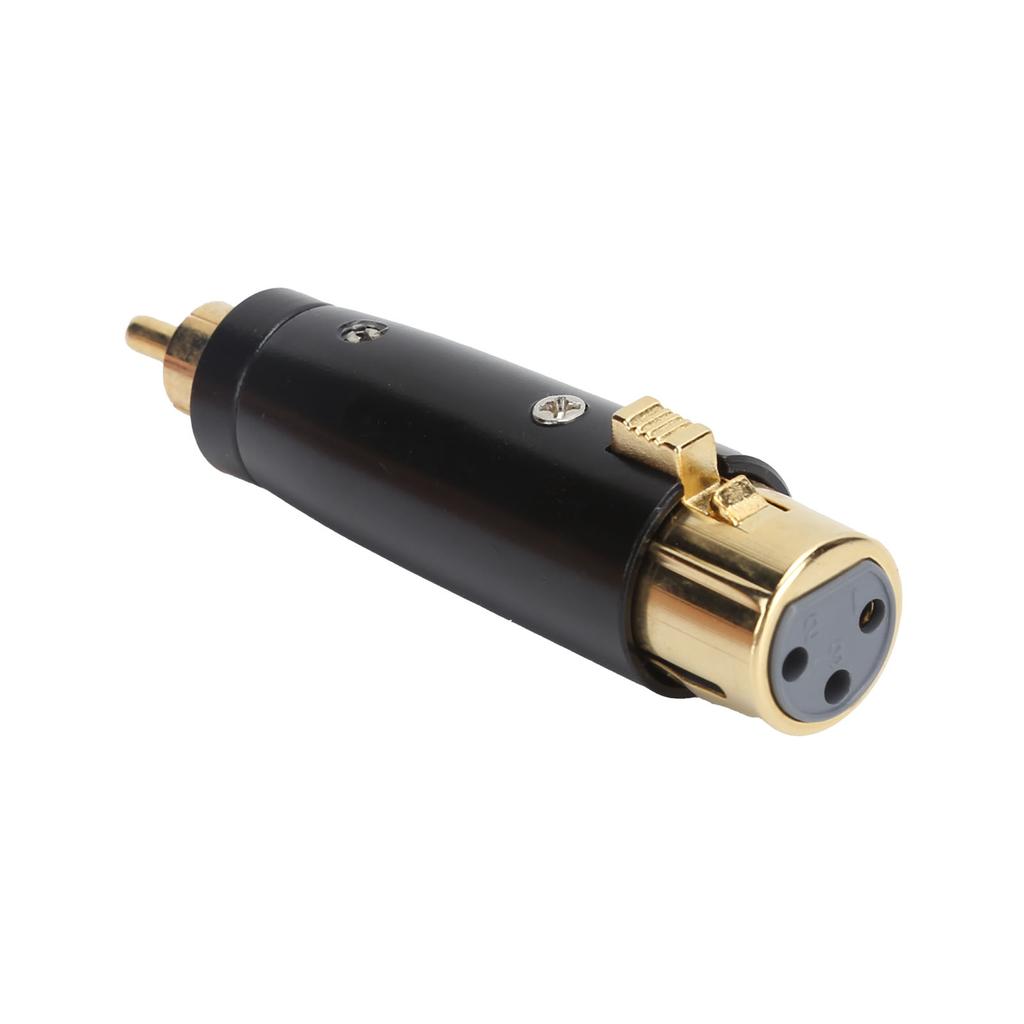 LZ1171G RCA Male to XLR Female Adapter Gold Plated Audio Connector for Mixer Microphone