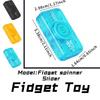 Edc Fidget Cursore Magnetico e Fidegt Spinner Giocattolo Antistress Luminoso Ansia Adulto Giocattoli Traslucidi Regalo per Bambini