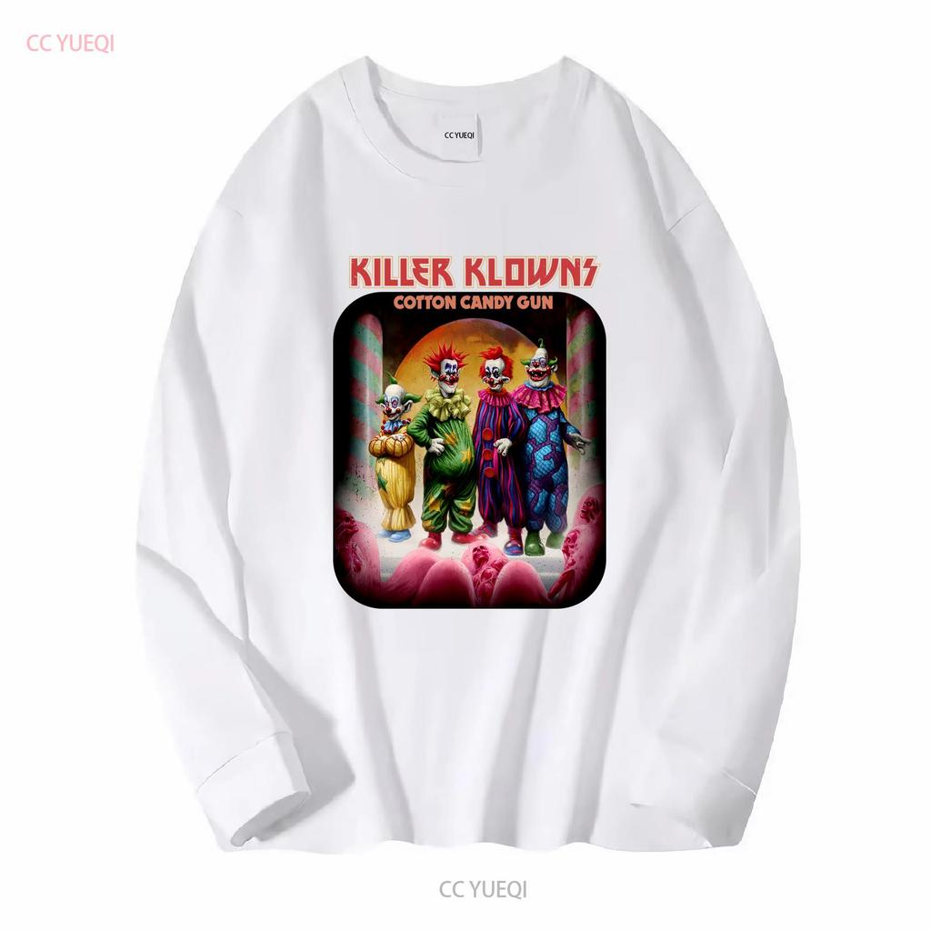 Killer Klowns from Outer Space Movie T Shirt size Small long or short sleeves vintage Washed Casual Unisex fashion