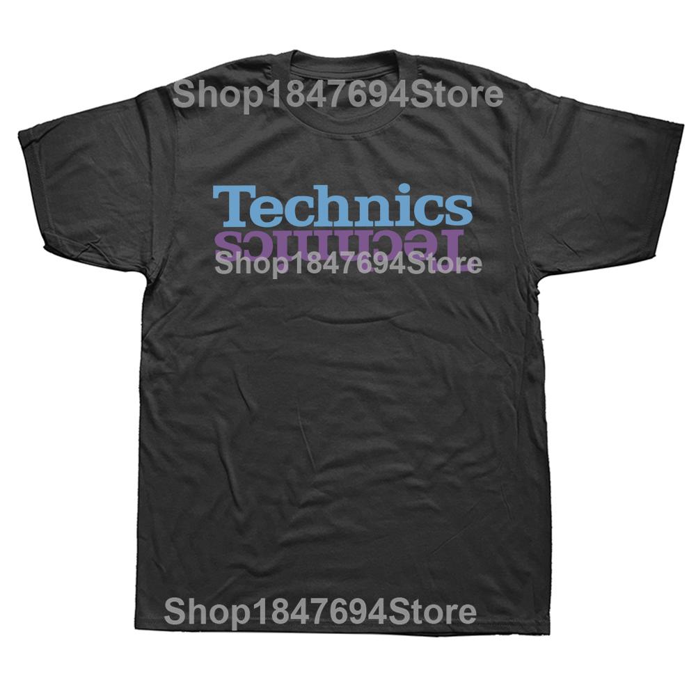 Technics Turntable 1200 DJ Record Sound System Audio Male Brand T-shirt Men Summer Cotton Short Sleeve T Shirt Top Tees