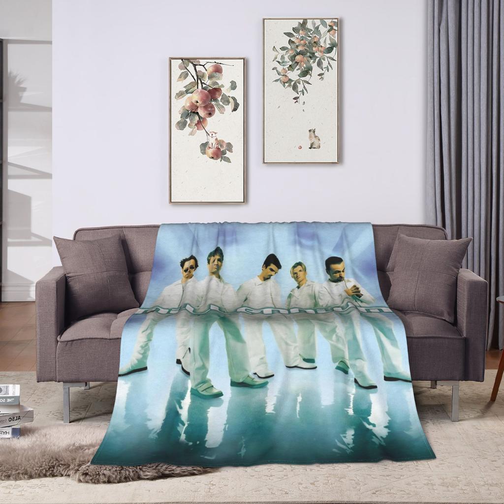 BSB Backstreet Boys Band Blankets  Warm Soft Bedding Throws For Home Decor Travel Office Flannel Bedspread Bed Cover