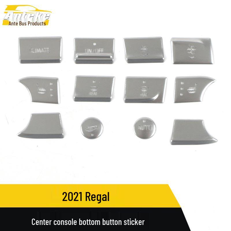 21 Buick Regal Dashboard Button Stickers & Center Console Sequins - Car Interior Accessories