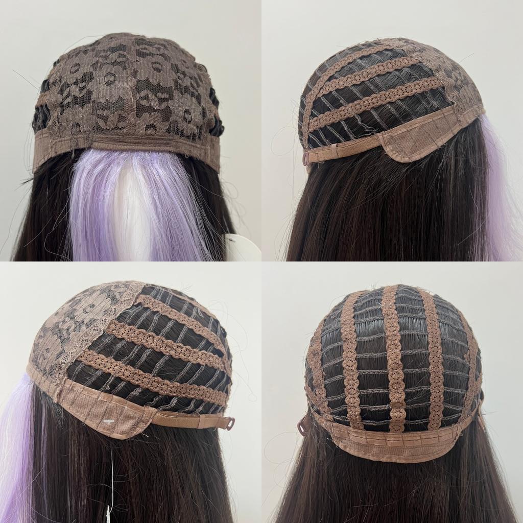 Ashely Ginger Orange Wig with Bangs Long Hair Wigs for Women Body Wavy Lolita High Temperature Fibers Synthetic Wigs for Cosplay