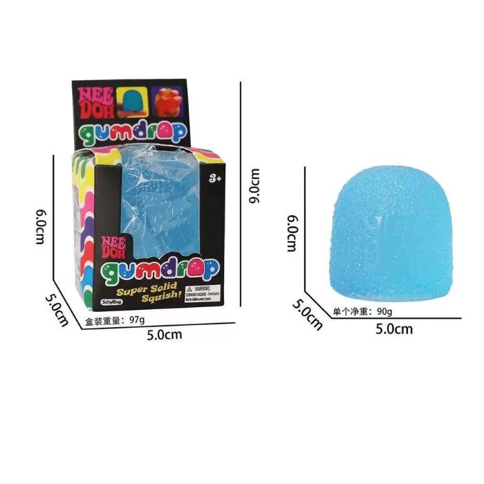 Schylling NEEDOH Cool Cat Squishy Toys Slow Rise Stress Relief Ball Sensory Fidget Toys for Adult Kids Anti-Anxiety Sensory Toys