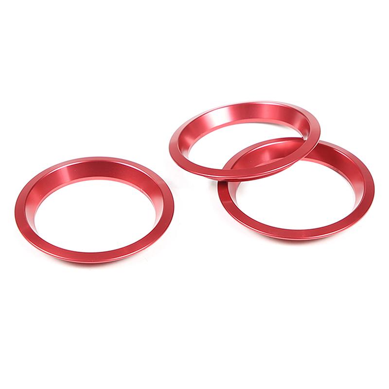 Aluminum Alloy For Toyota FJ Cruiser 2007-21 Compass Inner Ring Decorative Frame Triptych Combination Decorative Cover Dashboard