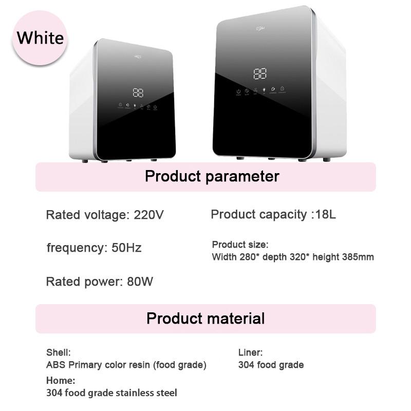 3 In 1 18L Milk Bottle Sterilizer Large Capacity Baby Bottle Sterilization Dryer Smart Storage Disinfection Cabinet