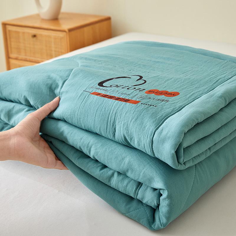 Solid Color Air Conditioner Blanket Summer Single Person Student Dormitory Air Condition Quilt Machine Washable