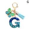 26 Engelsk Alfabet Bokstav Dusker Nøkkelring Akryl Sommerfugl Anheng Nøkkelkjede Kvinnegave Smykketilbehør