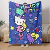 1pc Hello Kitty and Friends Blanket Soft Warm Bedding Throw Coverlet for Room Decor, Living Room, Travel, Camping, Car Blankets, Beach, Office Naps, G