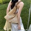 Large Capacity Handbag New Fashion Versatile Shoulder Bag Vacation Underarm Bag Woven Tote Bag