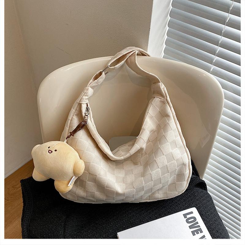 

Autumn Winter Women Large Capacity Daily Versatile Fashion Chic Korean Instagram Student Trendy Shoulder Bag белый