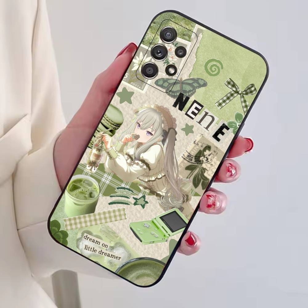 Game Project Sekai N-Nene Kusanagi Phone Case For Samsung S25,S24,S21,S22,S23,S30,Ultra,S20,Plus,Fe,Soft Silicone Black Cover