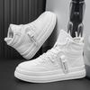 High-top board shoes men's autumn new heightening platform trendy shoes men's fashion men's personality fluorescent green men's shoes
