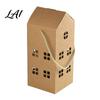 DIY Decorative Gift Containers 10PCS House Shaped Paper Candy Boxes Hollow Design Cardboard Treat with Art And Craft Boxes Handle Easy Assembly