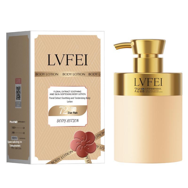 Lü Fei Body Lotion Set: Smooths, Softens, Moisturizes, Balances, Hydrates, Absorbs Easily, Long-Lasting Fragrance.
