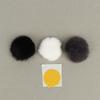 1Set Reusable Furry Soft Covers With Sticker That Provide A Shield Against The Wind For Lavalier Mics