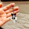 Funny Muscle Keychain Anime Hello Kittys Kawaii Girls Keychain Fitness Macho My Melodys Backpack Couple Pendant Toy Gift