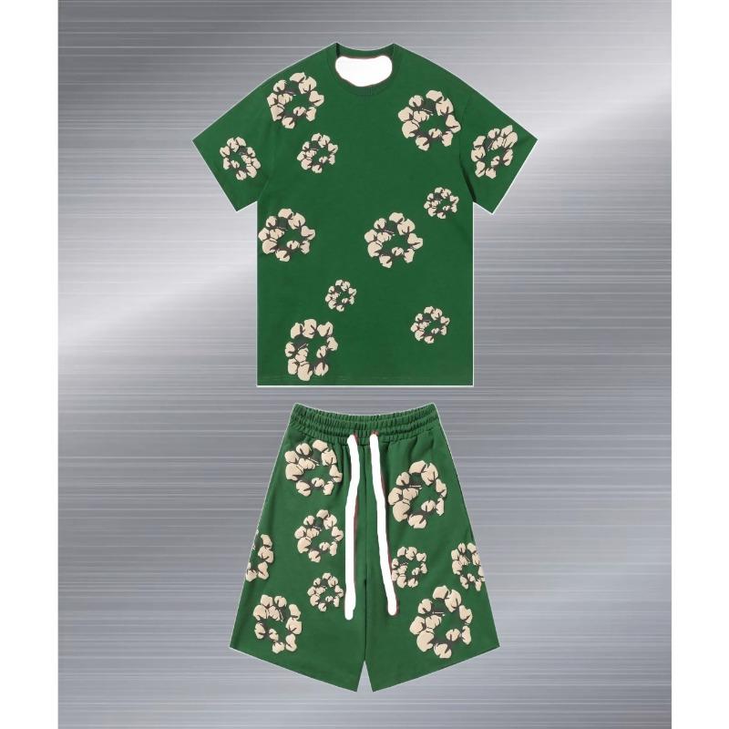 Summer New Men's Set Casual and Fashionable 3D Printed Outdoor Casual and Fashionable Comfortable Men's Set