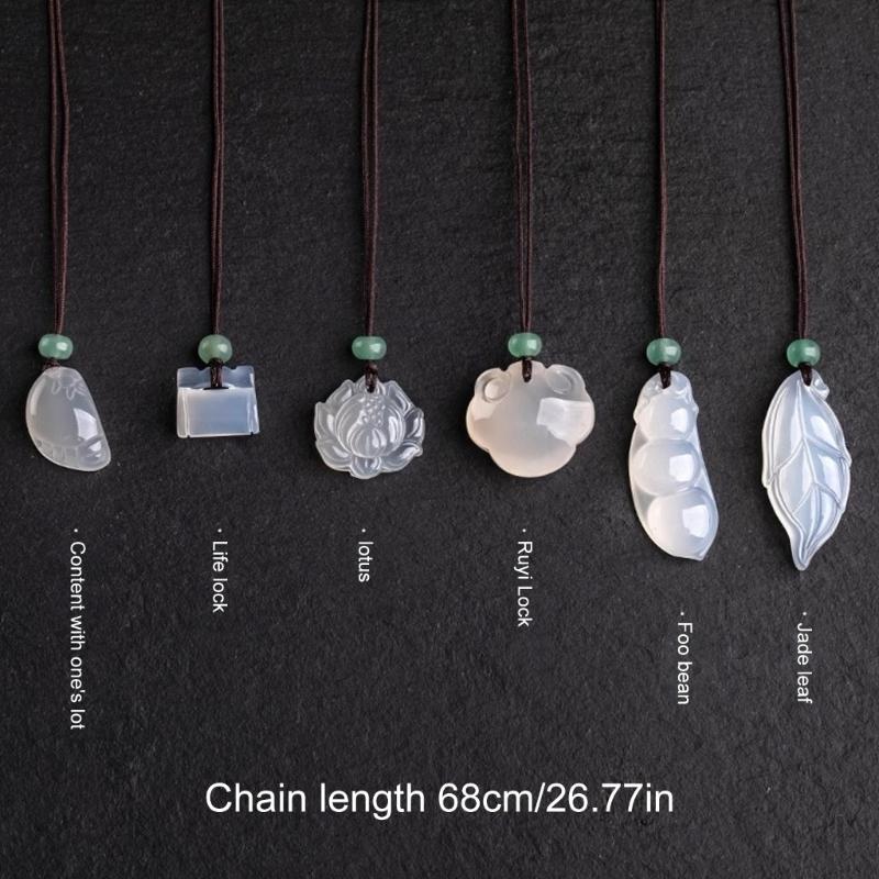 Unique Natural Jade Stone Necklace with Traditional Ethnic Designs Perfect for Cultural Event and Daily Wear