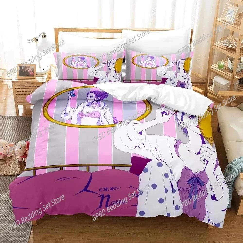 Anime Nana Black Stones Bedding Set For Bedroom Soft Modern Bedspreads Comefortable Kids Duvet Cover Quilt Cover And Pillowcase