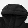 PUMA Long Down Coat with Casual Hooded Mid-Length Men Outerwear Black 621684-01