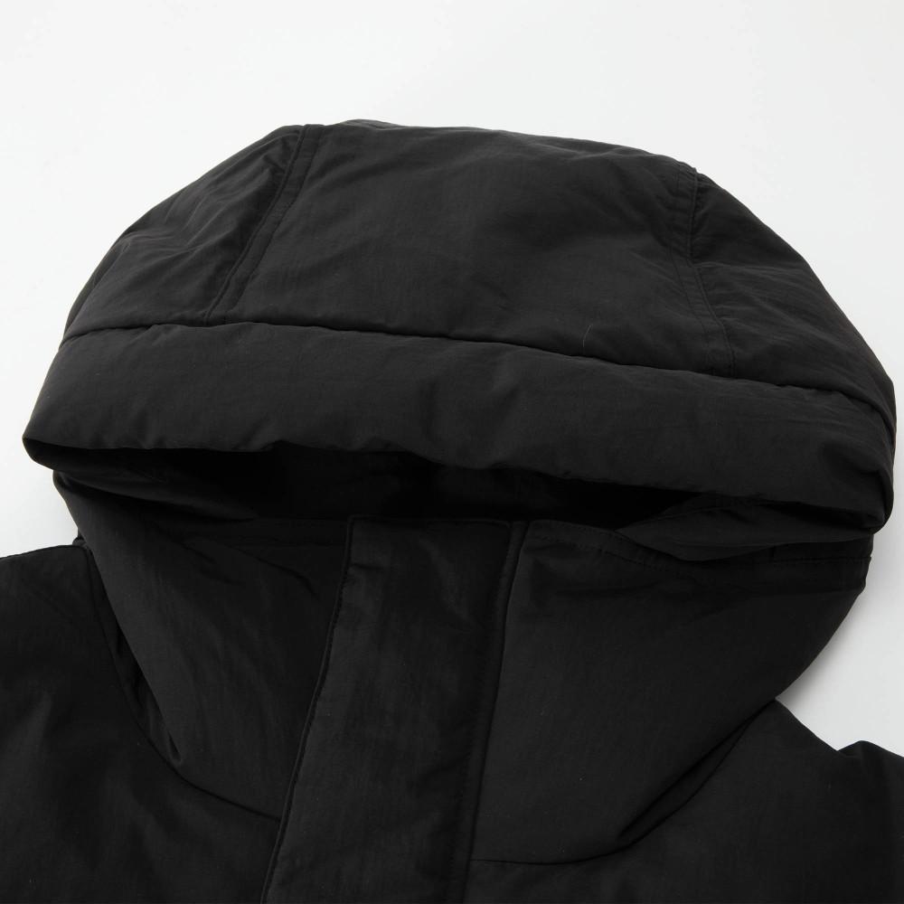 PUMA Long Down Coat with Casual Hooded Mid-Length Men Outerwear Black 621684-01