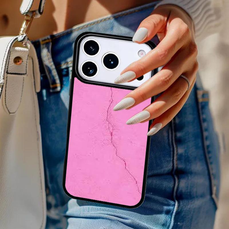 Pink Aesthetic Phone Case For iPhone 17 Air 14 15 13 12 Max Cover For Apple 16e 11 Pro Max Plus Coque