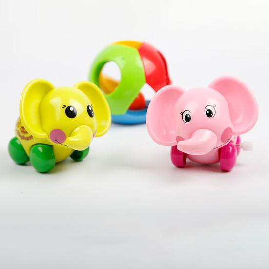 Natahovací hračka Bez baterií Vzdělávací natahovací hračka Tvar slona Dětská natahovací hračka pro děti a teenagery