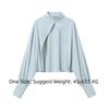 Sweet Solid Color Summer Sunscreen Shawl Sunshade Cloak Thin Ice Silk Cape Arm Sleeves Crop Top Sun Protection Clothing Running