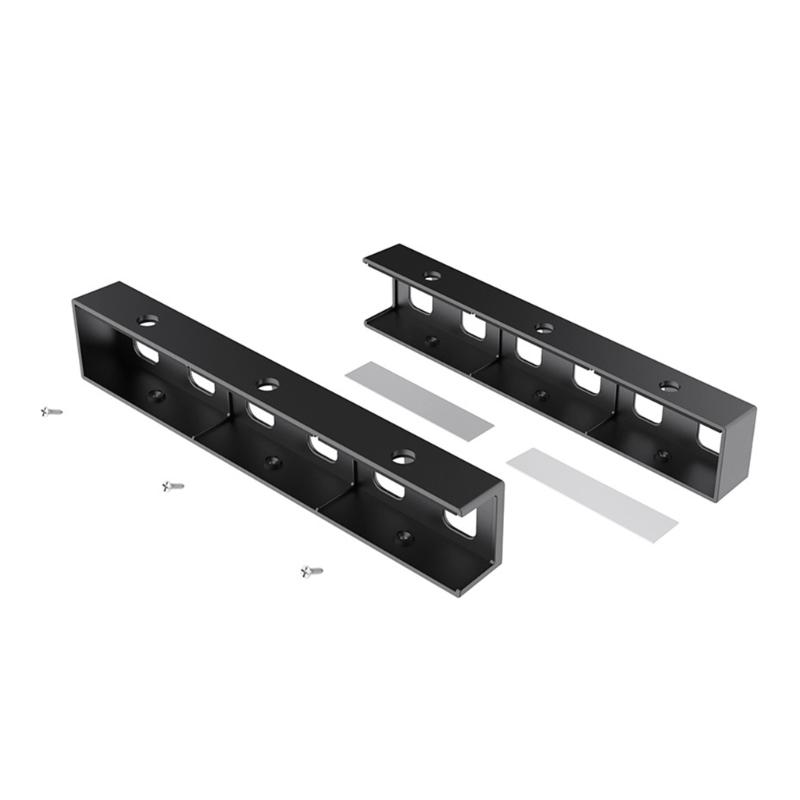 

Heavy Duty Metal Computer Stand For Laptop Studio Vertical Under Table Installation With AntiScratch Protections чёрный