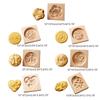 Chinese Traditional Mid-autumn Festival Mooncake Mold 7 Different Pattern Shaped Wood Handmade Moulds for Baking Cookies