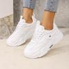 Fashion Women Trend Lace Up Casual Sneakers 2024 New Women Fashion Platform Designer Shoes Outdoor Comfortable Sneakers Zapatos De Mujer