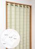 NEW Premium Flap Curtain 98cm Wide x 200cm Room (High-Density Fabric), Long, Beige, Divider, kp2006-01