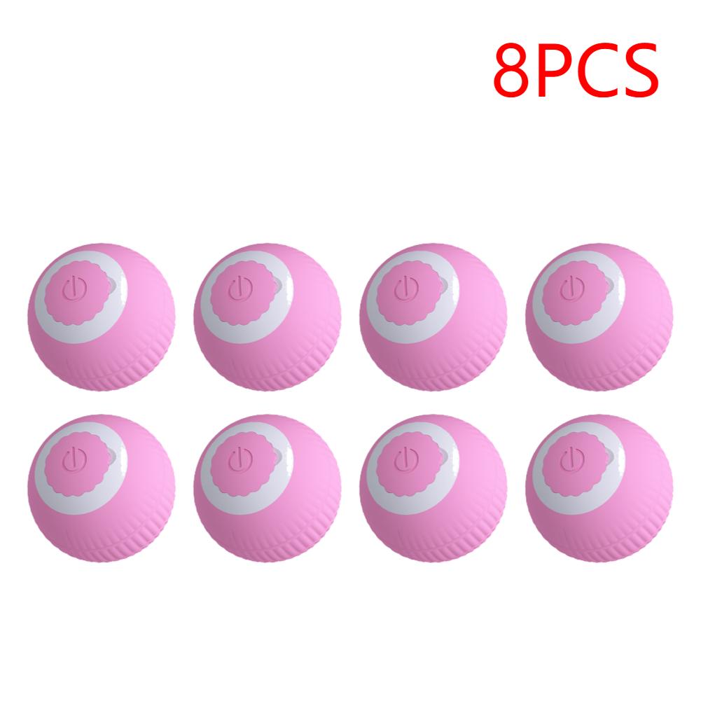 Smart Cat Toys Rolling Ball Rechargeable Electic Interactive Toys for Cats Training Self-moving Funny Puppy AccessoriesPet Toys