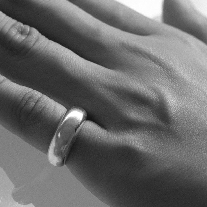 Another Layer Donut Pinky Ring (silver925)